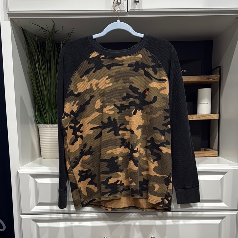 Polo Camouflage Long Sleeve Shirt